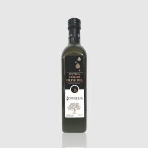 Купете Критски EVOO Офелия 500 мл. Автентично зехтинено масло от първи класна екстракция, внесено директно от Крит. Бърза доставка.